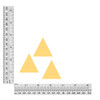 Triangle sequins size chart
