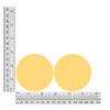 Round sequins size chart