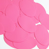 Oval Sequin 2" Bubblegum Pink Opaque Vinyl