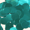 Round Sequin 24mm Rich Teal Green Metallic