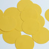 Round Sequin 2" Butter Yellow Opaque Vinyl