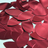 Navette Leaf Sequin 1.5" Red Wine Metallic