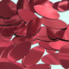 Oval Sequin 1.5" Red Wine Metallic