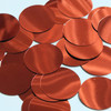 Round Sequin 40mm Burnt Orange Metallic