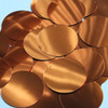 Round Sequin 40mm Fire Orange Metallic