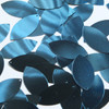 Navette Leaf Sequin 1.5" Sapphire Blue Metallic