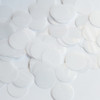 Round Sequin 24mm Milky White Transparent Glossy and Matte Duo Two Sided