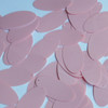 Oval Sequin 1.5" Light Pink Opaque Glossy High Shine