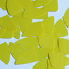 Fishscale Fin Sequin 1.5" Yellow Opaque Glossy High Shine