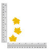 Maple Leaf sequins size chart