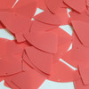 Fishscale Fin Sequin 1.5" Coral Orange Matte Satin Metallic