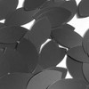 Navette Leaf Sequin 1.5" Black Matte Satin Metallic