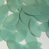 Navette Leaf Sequin 1.5" Seafoam Blue Green Transparent Satin and Matte Duo Two Sided