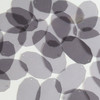 Facet Gem Oval Sequin 1.25" Gray Transparent Glossy See-Thru