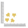 Grape Vine Leaf sequins size chart