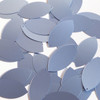 Navette Leaf Sequin 1.5" Dark Periwinkle Blue Matte Satin Metallic