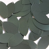 Navette Leaf Sequin 1.5" Dark Forest Green Matte Satin Metallic