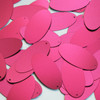 Oval Sequin 1.5" Fuchsia Pink Matte Satin Metallic