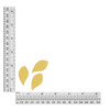 Vine Leaf sequins size chart