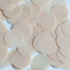 Round Sequin 24mm Beige Nude Cream Transparent Glossy and Matte Duo Two Sided