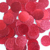Round Sequin 24mm Red Metallic Embossed Texture