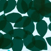 Facet Gem Teardrop Sequin 1.25" Very Deep Green Transparent Glossy and Matte Duo Two Sided