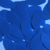Oval Sequin 1.5" Royal Blue Matte Satin Metallic