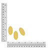 Facet Gem Oval sequins size chart