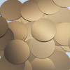 Round Sequin 40mm Coffee Brown Matte Satin Metallic