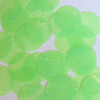 Round Sequin 40mm Lime Green Fluorescent Transparent Hologram Glitter Sparkle