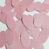 Oval Sequin 1.5" Baby Pink Opaque Satin Pearl