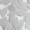 Navette Leaf Sequin 1.5" Gray Opaque Satin Pearl