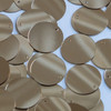 Round Sequin 30mm Pale Gold Metallic