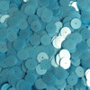 Round Sequin Paillettes 10mm Turquoise Blue Satin Opaque