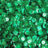 8mm Cup Sequins Green Prism Reflective Metallic. Made in USA