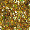 8mm Cup Sequins Deep Orange Gold Hologram Glitter Sparkle Metallic. Made in USA