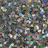 3mm Round Flat Sequins Pewter Shiny Gray Lazersheen Rainbow Reflective Metallic. Made in USA