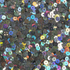 4mm Round Flat Sequins Pewter Shiny Gray Lazersheen Rainbow Reflective Metallic. Made in USA