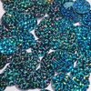 Round  Flat Sequin 18mm Top Hole Light Sapphire Blue Hologram Glitter Sparkle