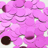 Round  Flat Sequin 12mm Top Hole Bright Violet Purple Metallic