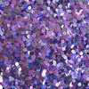 3mm Flat Sequins Violet Purple Rainbow Iris Shiny Metallic