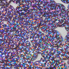 Round  Flat Sequin 18mm Top Hole Light Lavender Hologram Glitter Sparkle