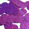 Round  Flat Sequin 30mm Amethyst Purple Hologram Glitter Sparkle