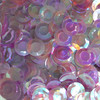 20mm Cup Sequins Lilac Lavender Crystal Rainbow Iris Iridescent 