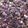 8mm Cup Sequins Violet Purple Rainbow Iris Shiny Metallic 