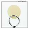 SequinsUSA White Rainbow Iris Shiny Opaque Sequin Material Film RM039