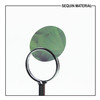 SequinsUSA Green Leaf Hosta Silver Metallic Print Sequin Material Film RL149