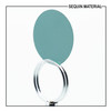 SequinsUSA Sky Blue Fluorescent Transparent Glossy Matte Duo Reversible Sequin Material Film RL485