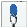 SequinsUSA Capri Blue Hologram Glitter Sparkle Metallic Sequin Material Film RL690