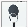 SequinsUSA Charcoal Gray Matte Satin Shimmer Sequin Material RL900